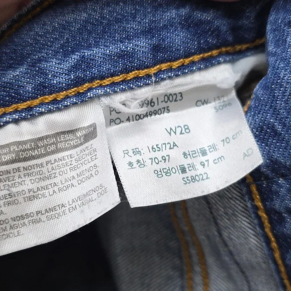 Levi's Women's Classic Blue Jean Shorts - Picture 5 of 5